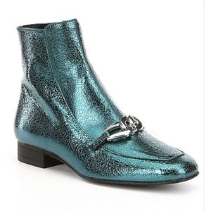 Free People Green Metallic Boots sz37